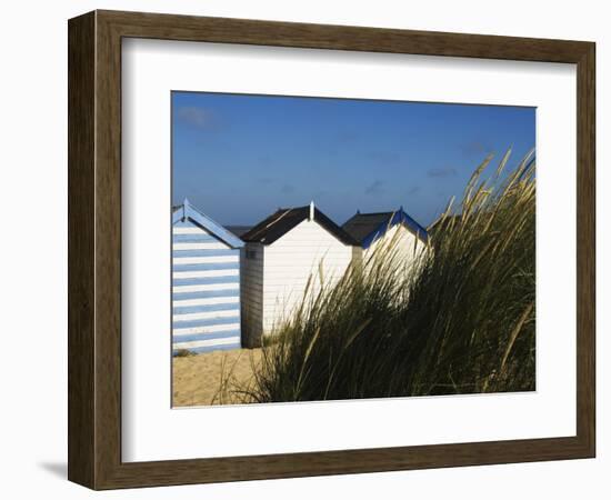 Beach Huts, Southwold, Suffolk, England, United Kingdom-Amanda Hall-Framed Photographic Print