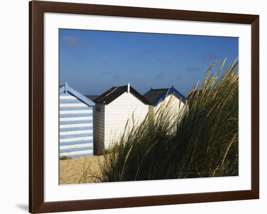 Beach Huts, Southwold, Suffolk, England, United Kingdom-Amanda Hall-Framed Photographic Print