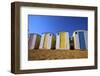 Beach Huts, Ventnor Beach, Isle of Wight, England, United Kingdom, Europe-Neil Farrin-Framed Photographic Print