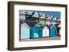 Beach huts, Walton-on-the-Naze, Essex, England, United Kingdom, Europe-Ethel Davies-Framed Photographic Print