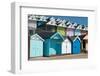 Beach huts, Walton-on-the-Naze, Essex, England, United Kingdom, Europe-Ethel Davies-Framed Photographic Print