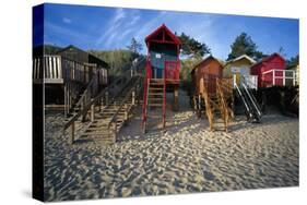 Beach Huts, Wells-Next-The Sea, Norfolk, England.-Joe Cornish-Stretched Canvas