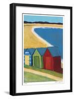 Beach Huts-Gale McKee-Framed Giclee Print