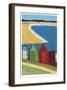 Beach Huts-Gale McKee-Framed Giclee Print