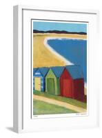 Beach Huts-Gale McKee-Framed Giclee Print