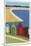 Beach Huts-Gale McKee-Mounted Limited Edition