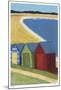 Beach Huts-Gale McKee-Mounted Limited Edition