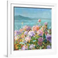 Beach Hydrangeas-Danhui Nai-Framed Art Print