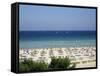 Beach in Alcudia, Majorca, Balearic Islands, Spain, Mediterranean-Hans Peter Merten-Framed Stretched Canvas