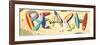 Beach in Boards-Scott Westmoreland-Framed Art Print