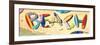 Beach in Boards-Scott Westmoreland-Framed Premium Giclee Print