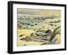 Beach in Brittany-Claude Flight-Framed Giclee Print