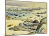 Beach in Brittany-Claude Flight-Mounted Giclee Print