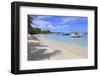 Beach in Cruz Bay, St. John, United States Virgin Islands, West Indies, Caribbean, Central America-Richard Cummins-Framed Photographic Print