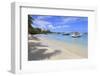 Beach in Cruz Bay, St. John, United States Virgin Islands, West Indies, Caribbean, Central America-Richard Cummins-Framed Photographic Print