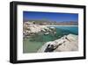 Beach in Mikri Vigla, Island of Naxos, Cyclades, Greece-null-Framed Art Print