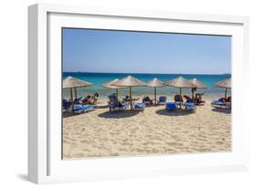 Beach in Naxos Island, Greece-Ali Kabas-Framed Photographic Print