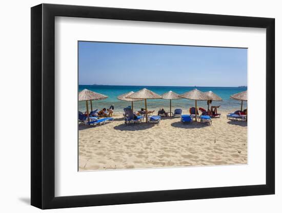 Beach in Naxos Island, Greece-Ali Kabas-Framed Photographic Print