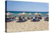 Beach in Naxos Island, Greece-Ali Kabas-Stretched Canvas