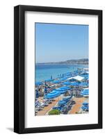 Beach in Nice, Cote d'Azur, France-Jim Engelbrecht-Framed Photographic Print