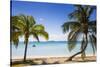 Beach in North of island, Hope Town, Elbow Cay, Abaco Islands, Bahamas, West Indies, Central Americ-Jane Sweeney-Stretched Canvas