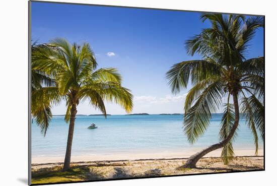 Beach in North of island, Hope Town, Elbow Cay, Abaco Islands, Bahamas, West Indies, Central Americ-Jane Sweeney-Mounted Photographic Print