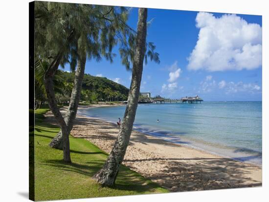 Beach in Noumea, New Caledonia, Melanesia, South Pacific, Pacific-Michael Runkel-Stretched Canvas