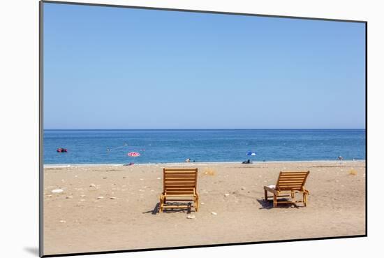 Beach in Olympos, Antalya, Turkey-Ali Kabas-Mounted Photographic Print