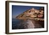 Beach in Positano, Italy-Vittoriano Rastelli-Framed Photographic Print