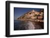 Beach in Positano, Italy-Vittoriano Rastelli-Framed Photographic Print