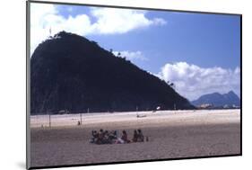 Beach in Rio De Janeiro, Brazil-Alfred Eisenstaedt-Mounted Photographic Print