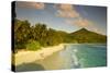 Beach in Southern Mahe, Seychelles-Jon Arnold-Stretched Canvas