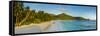 Beach in Southern Mahe, Seychelles-Jon Arnold-Framed Stretched Canvas