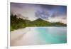 Beach in Southern Mahe, Seychelles-Jon Arnold-Framed Photographic Print