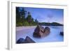 Beach in Southern Mahe, Seychelles-Jon Arnold-Framed Photographic Print