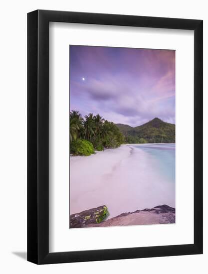 Beach in Southern Mahe, Seychelles-Jon Arnold-Framed Photographic Print