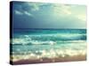 Beach in Sunset Time, Tilt Shift Soft Effect-Iakov Kalinin-Stretched Canvas