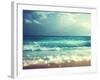 Beach in Sunset Time, Tilt Shift Soft Effect-Iakov Kalinin-Framed Photographic Print