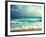 Beach in Sunset Time, Tilt Shift Soft Effect-Iakov Kalinin-Framed Photographic Print