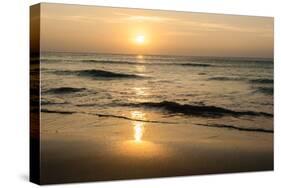 Beach in Sunset Time-format35-Stretched Canvas
