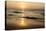 Beach in Sunset Time-format35-Stretched Canvas