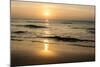 Beach in Sunset Time-format35-Mounted Photographic Print