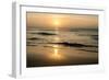 Beach in Sunset Time-format35-Framed Photographic Print