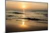 Beach in Sunset Time-format35-Mounted Photographic Print