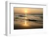 Beach in Sunset Time-format35-Framed Photographic Print