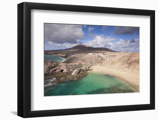 Beach in the Playa Papagayo, Near Playa Blanca, Lanzarote, Canary Islands, Spain-Markus Lange-Framed Photographic Print