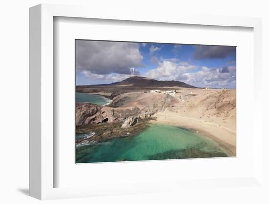 Beach in the Playa Papagayo, Near Playa Blanca, Lanzarote, Canary Islands, Spain-Markus Lange-Framed Photographic Print