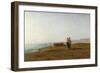 Beach in Viareggio, 1865-Vincenzo Coronelli-Framed Giclee Print