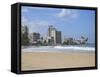 Beach, Isla Verde, San Juan, Puerto Rico, West Indies, Caribbean, USA, Central America-Wendy Connett-Framed Stretched Canvas