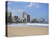 Beach, Isla Verde, San Juan, Puerto Rico, West Indies, Caribbean, USA, Central America-Wendy Connett-Stretched Canvas